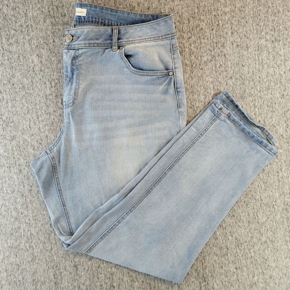 C Est 1946 Denim Jeans Womens Size 16 Light Wash Blue High Rise Skinny